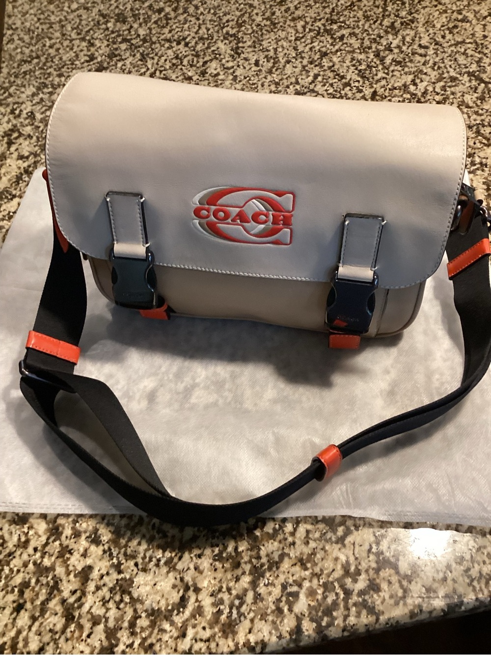 Coach Track  Crossbody in Color block ( CH106 ).  EUC
